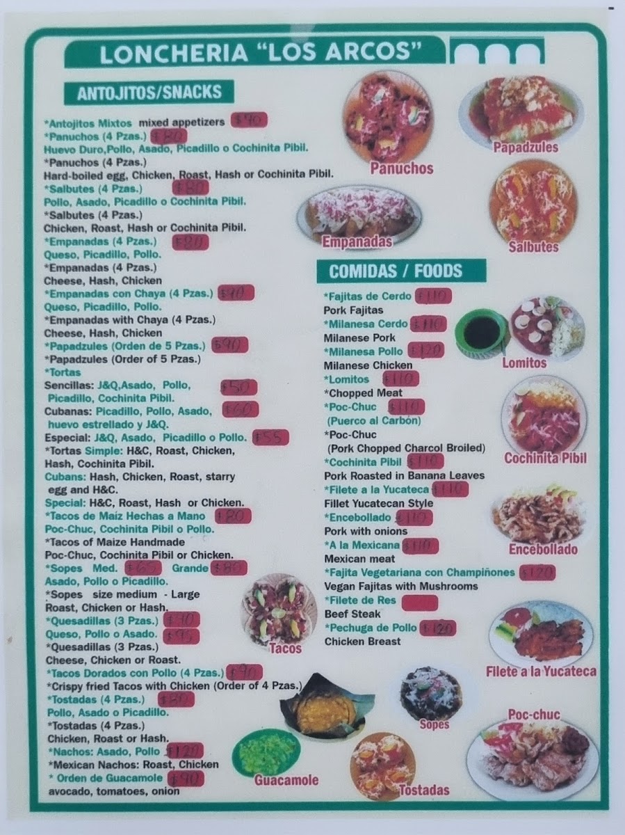 Loncheria Los Arcos Menu - Image 3